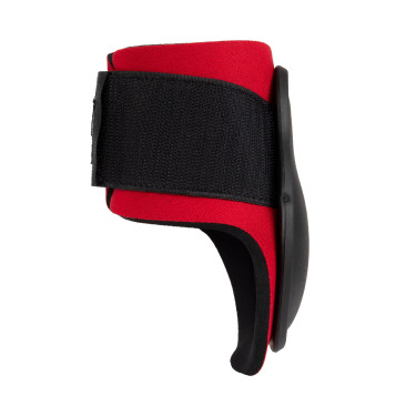 Protectores de menudillo de neopreno con carcasa de goma Umbria Equitazione Roja Rojo