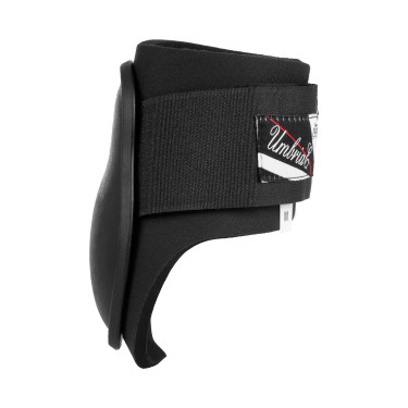 Protectores de menudillo de neopreno con carcasa de goma Umbria Equitazione Negro