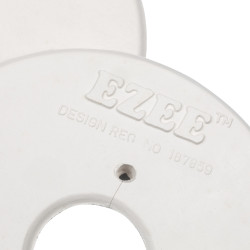 Arandelas de bocados con anillas recubiertas de goma Umbria Equitazione Blanco