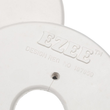 Arandelas de bocados con anillas recubiertas de goma Umbria Equitazione Blanco