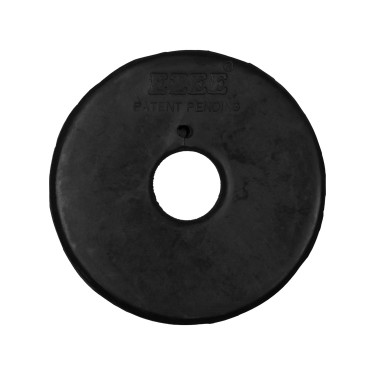 Arandelas de bocados con anillas recubiertas de goma Umbria Equitazione Negro