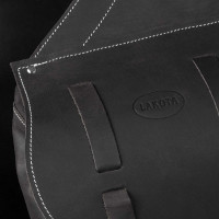 Alforja de Silla de Ternera Cierre 3 Correas Pool's Castaño Marrón Alforja de Silla de Ternera Cierre 3 Correas Pool's Castaño Marrón