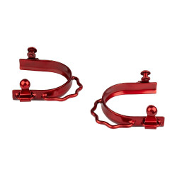 Espuelas Western Barrel Coloridas Pool's Roja Rojo