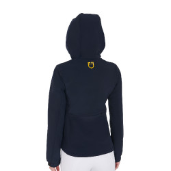 Chaqueta softshell entallada para mujer con bolsillos ocultos Equestro Americana marina Azul marino