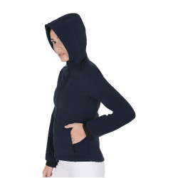 Chaqueta softshell entallada para mujer con bolsillos ocultos Equestro Americana marina Azul marino