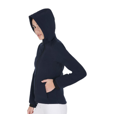 Chaqueta softshell entallada para mujer con bolsillos ocultos Equestro Americana marina Azul marino