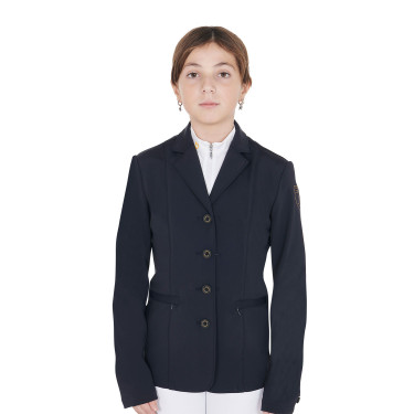 Chaqueta de concurso infantil Exclusive Equestro Americana marina Azul marino