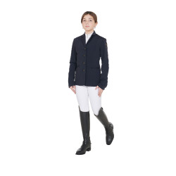 Chaqueta de concurso infantil Exclusive Equestro Americana marina Azul marino