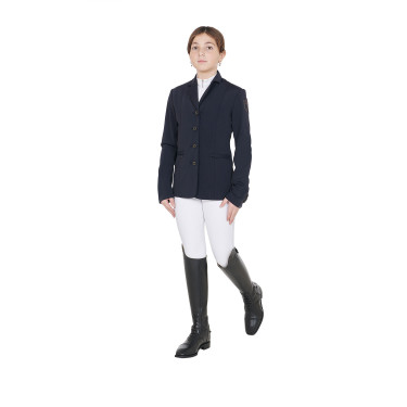 Chaqueta de concurso infantil Exclusive Equestro Americana marina Azul marino