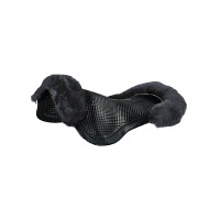 Amortiguador de gel para pony con corte y ribete de piel de oveja Classic Acavallo Blanco / claro Transparente Amortiguador de gel para pony con corte y ribete de piel de oveja Classic Acavallo Blanco / claro Transparente