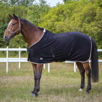 Manta polar Equi-Theme Polyfun Negro / blanco