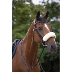 Forro muserola Equi-Theme Teddy Crudo Beige