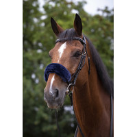 Forro muserola Equi-Theme Teddy Azul marino