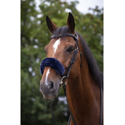 Forro muserola Equi-Theme Teddy Azul marino