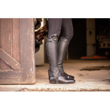 Polainas Pénélope Prisca Negro