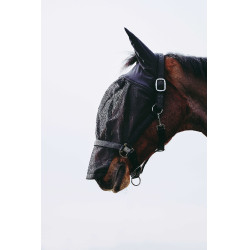 Cabezada + máscara Equithème Negro