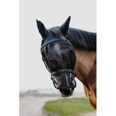 Cabezada + máscara Equithème Negro