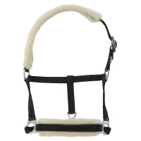 Cabezada potro Riding World borreguillo sintético Negro Cabezada potro Riding World borreguillo sintético Negro