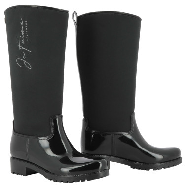 Botas de lluvia Equithème Je t'aime Negro Botas de lluvia Equithème Je t'aime Negro