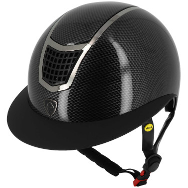 Casco Equithème Airy LM Negro carbono brillante