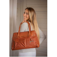 Bolso PENELOPE - Maelys - modelo grande Coñac Marrón