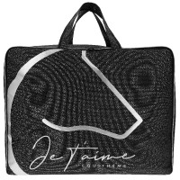 Bolsa para manta Je t'aime Equithème Negro Bolsa para manta Je t'aime Equithème Negro