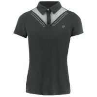 Polo mujer Equi-Theme Lady Negro