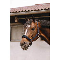 Cabezada de nailon Equithème Jacquard Marino Azul marino Cabezada de nailon Equithème Jacquard Marino Azul marino