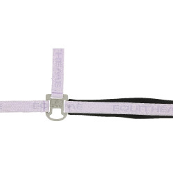 Cabezada de nailon Equithème Jacquard Lila Azul