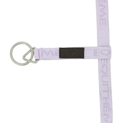 Cabezada de nailon Equithème Jacquard Lila Azul