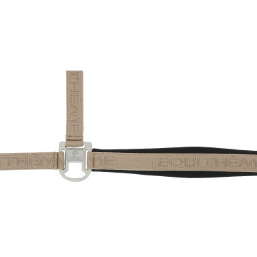 Cabezada de nailon Equithème Jacquard Gris pardo Marrón Cabezada de nailon Equithème Jacquard Gris pardo Marrón