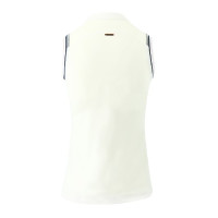 Polo mujer Equi-Theme Smoff sin mangas Blanco