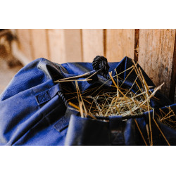 Bolsa de red para heno HIPPOTONIC - Rectángulo Marino Azul marino