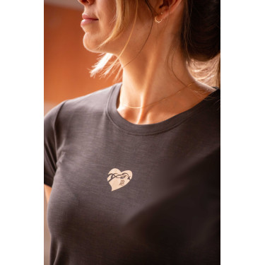 Camiseta PENELOPE - Lovely - Manga larga Antracita Gris