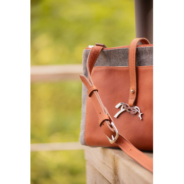 Bolso PENELOPE - Pablito - Tamaño grande Motivo de espiga / coñac Marrón