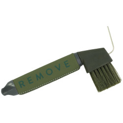 Limpiacascos EQUITHÈME Je t'aime Oliva Verde