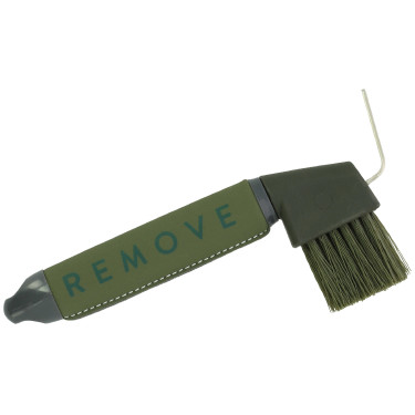 Limpiacascos EQUITHÈME Je t'aime Oliva Verde