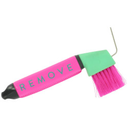 Limpiacascos EQUITHÈME Je t'aime Fluo rosa