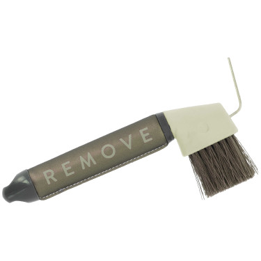 Limpiacascos EQUITHÈME Je t'aime Gris pardo Marr&amp;amp;amp;oacute;n