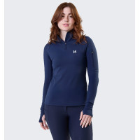 Polo con cremallera 1/4 Horseware invierno Strive mujer Marino Azul marino