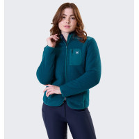 Chaqueta polar Horseware Pace para mujer Verde dinastía