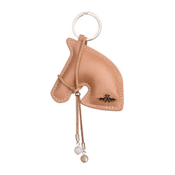 Llavero HV Polo Rubia Cuero Negro