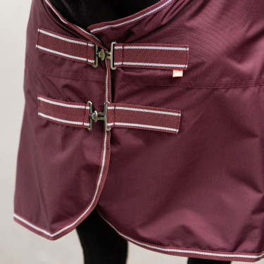 Manta de paddock Imperial Riding Basic sin cubrecuello 200 g Rojo profundo