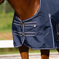 Manta de paddock Imperial Riding Basic sin cubrecuello 200 g Marino Azul marino