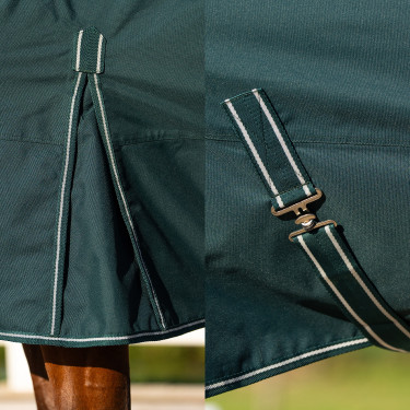 Manta de paddock Imperial Riding Basic sin cuello 300 g Verde Manta de paddock Imperial Riding Basic sin cuello 300 g Verde