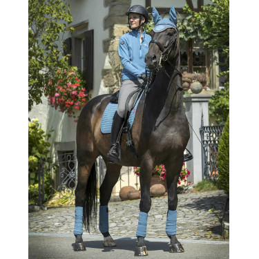 Mantilla LeMieux doma square - luxury Azul hielo