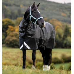 Manta Horseware Amigo 1200D FieldSafe Reflectech Plus Turnout 250 g Negro / negro reflectante Manta Horseware Amigo 1200D FieldSafe Reflectech Plus Turnout 250 g Negro / negro reflectante