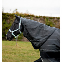 Manta Horseware Amigo 1200D FieldSafe Reflectech Plus Turnout 250 g Negro / negro reflectante Manta Horseware Amigo 1200D FieldSafe Reflectech Plus Turnout 250 g Negro / negro reflectante