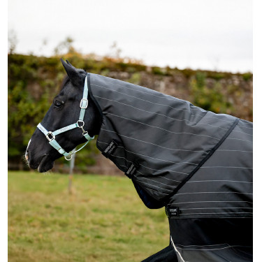 Manta Horseware Amigo 1200D FieldSafe Reflectech Plus Turnout 250 g Negro / negro reflectante Manta Horseware Amigo 1200D FieldSafe Reflectech Plus Turnout 250 g Negro / negro reflectante