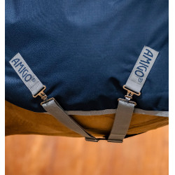 Manta para caminador Horseware Amigo Ripstop 900D 100 g Marino / gris titanio Azul marino Manta para caminador Horseware Amigo Ripstop 900D 100 g Marino / gris titanio Azul marino